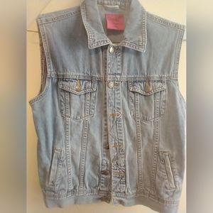 Denim Vest - Size L/ 12-14